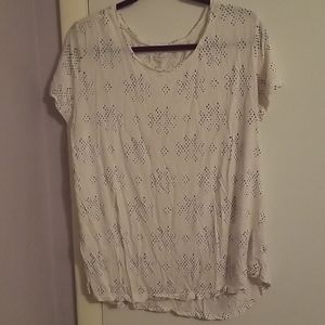 Gap White Shirt with Dot Design